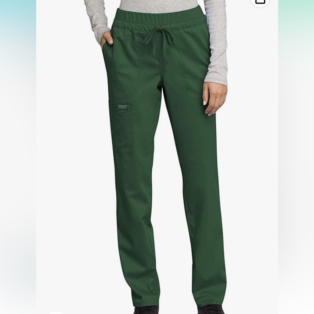 Scrubs for Women Workwear Revolution, Drawstring Cargo Pants Soft Stretch WW105